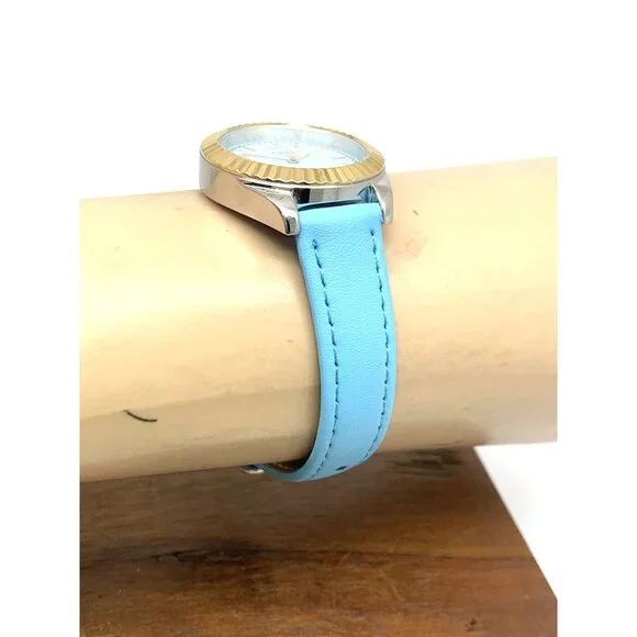Guess Women\'s Watch GW0687L4 Mini Luna Quartz Blue Dial Leather Strap 30mm Guess Women main image 4